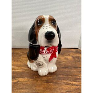The Pioneer Woman Henry Dog Basset Hound Cookie Candy Treat Jar 7.75" Tall New W
